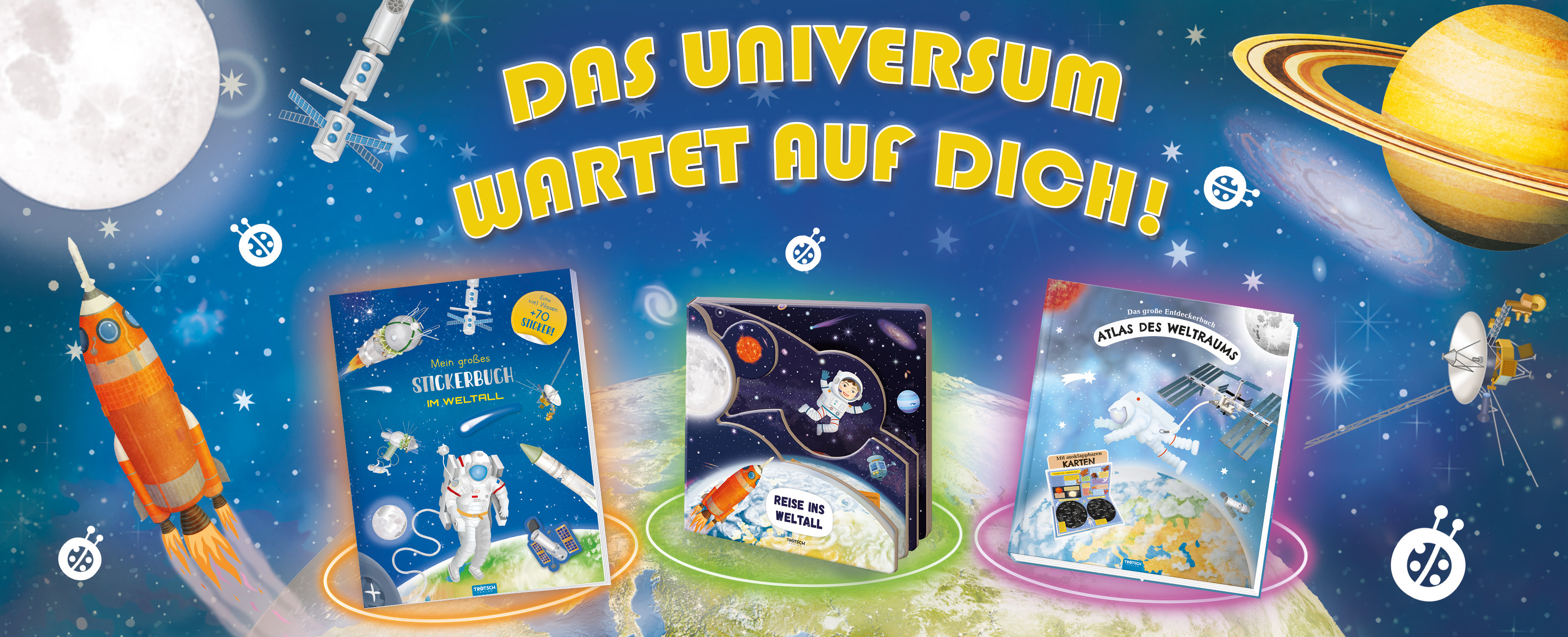 Banner Weltraum