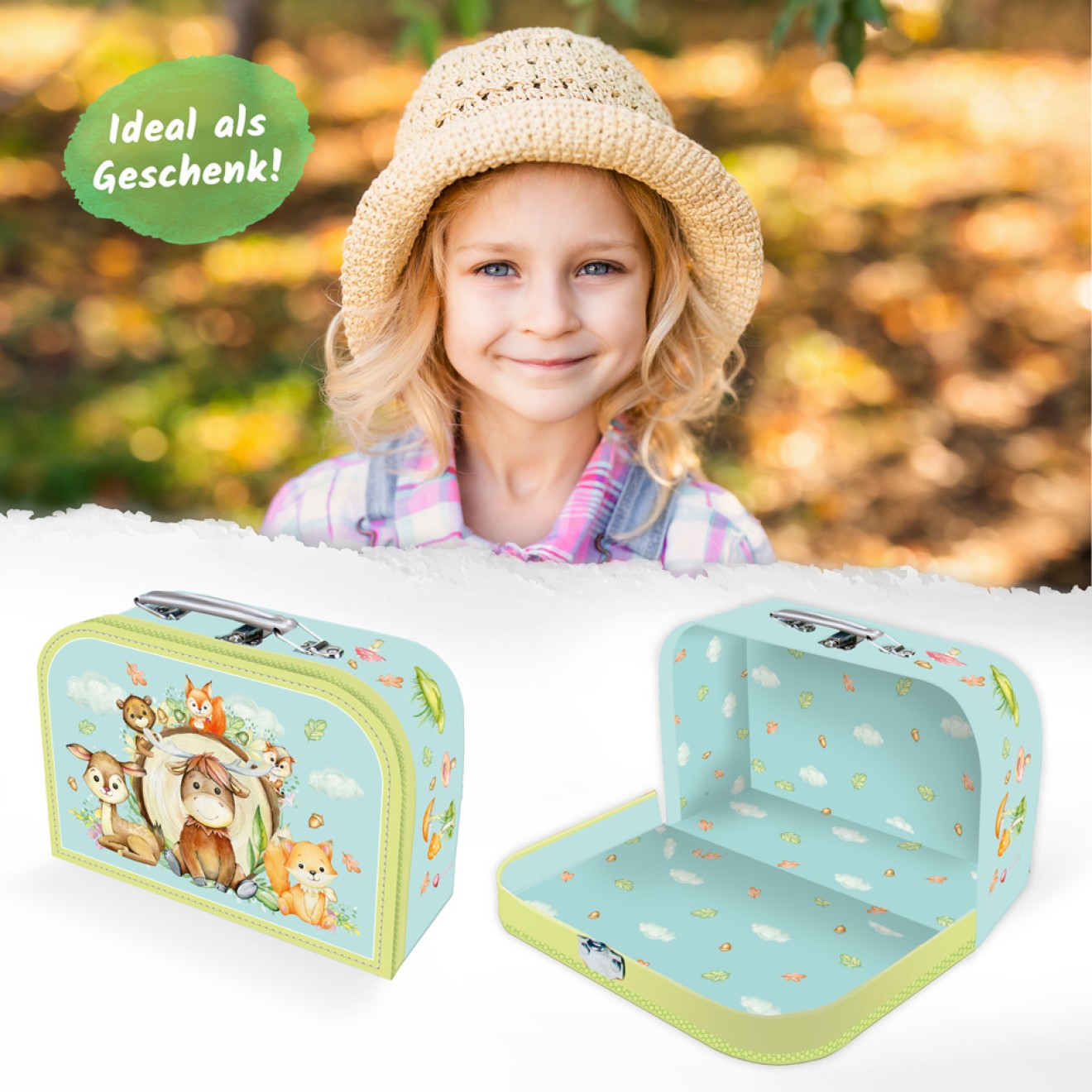 TRÖTSCH Puzzle Encadré Waldfreunde – Jeu Enfant Dès 3 Ans, Pièces Colorées, Cadre Stable