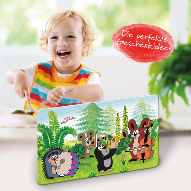 DER KLEINE MAULWURF Brettchen "Musiker"