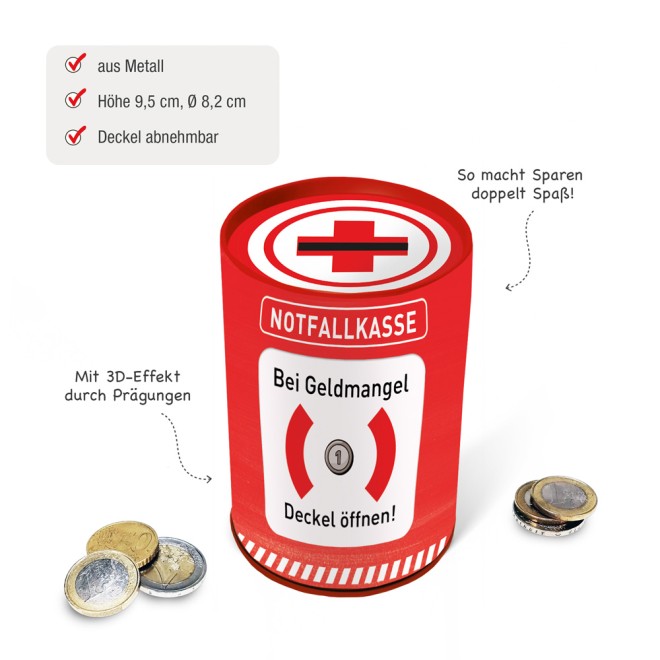 Spardose "Notfallkasse"