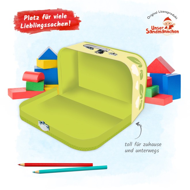 UNSER SANDMÄNNCHEN Kinderkoffer medium "Sandmann Lok"