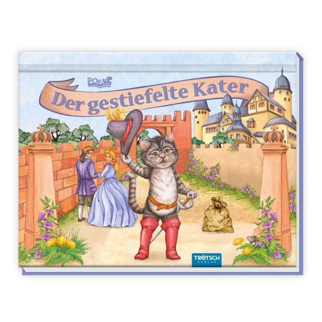 Märchenbuch/Pop-up-Buch "Der gestiefelte Kater"