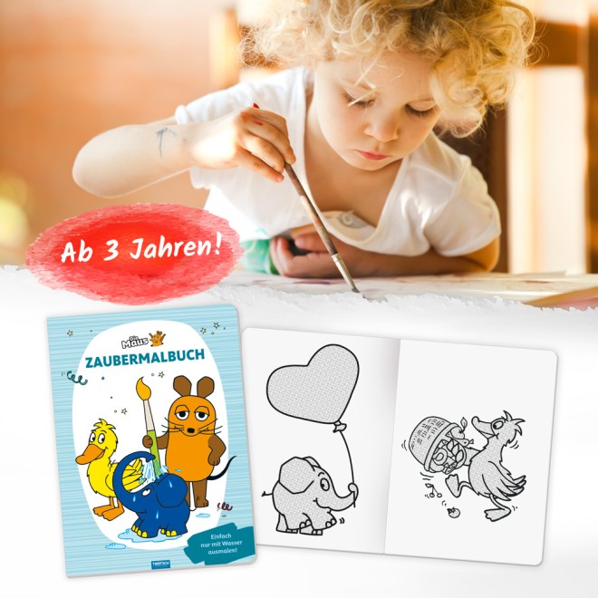 DIE MAUS Zaubermalbuch