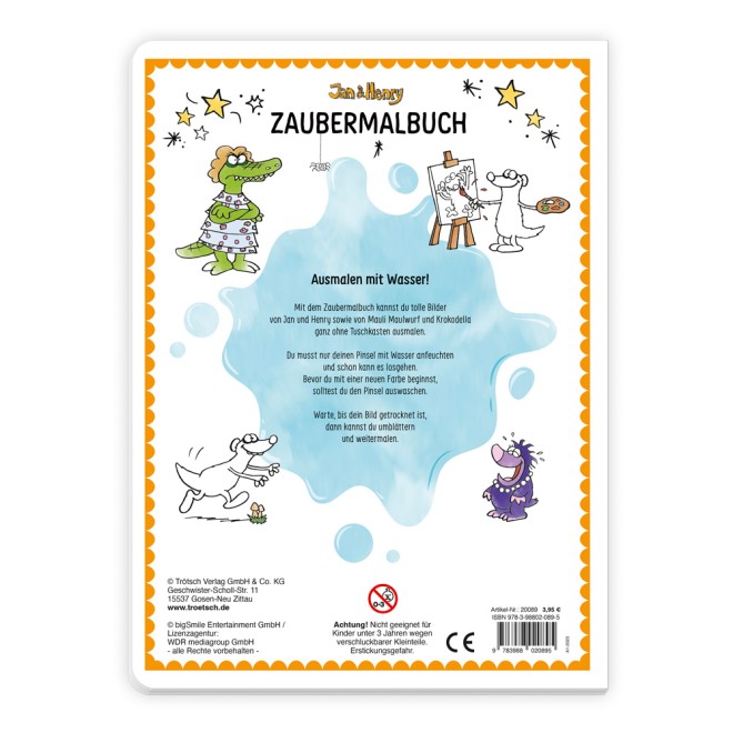 JAN & HENRY Zaubermalbuch