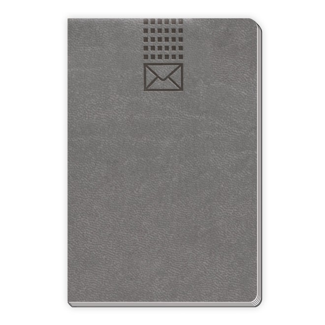 Adressbuch Soft anthrazit mini