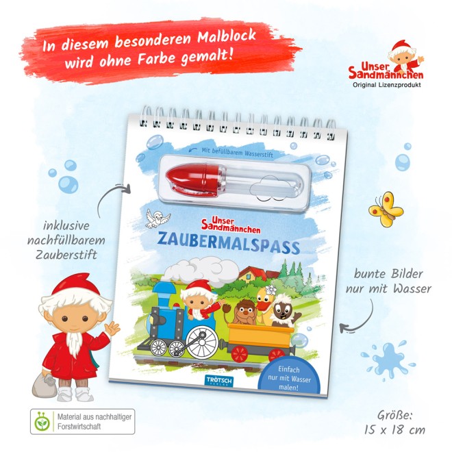 UNSER SANDMÄNNCHEN Zaubermalspaß