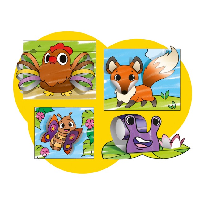 Bunte Mal- und Basteltiere "Heimische Tierwelt"