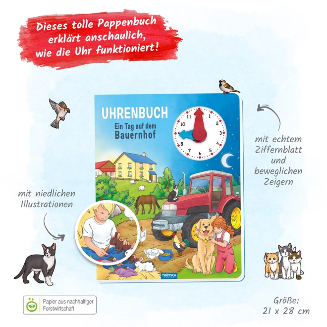 Uhrenbuch "Bauernhof"
