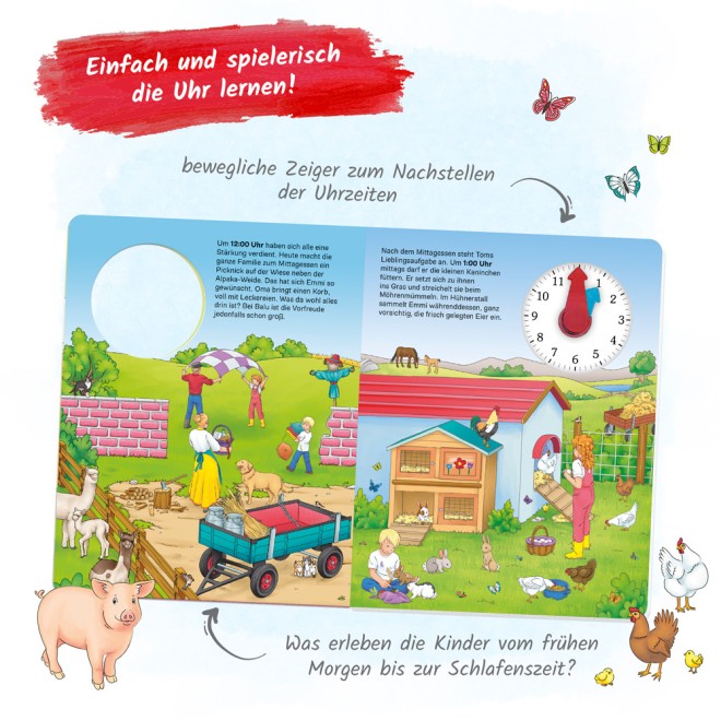 Uhrenbuch "Bauernhof"