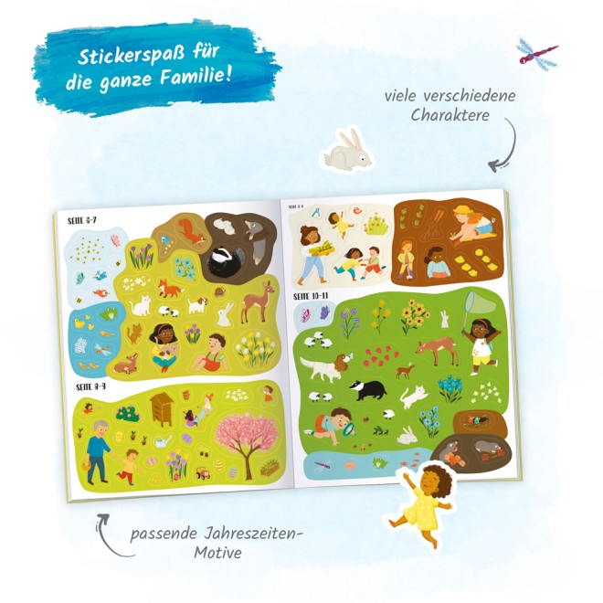 Mein großes Stickerbuch "Jahreszeiten"
