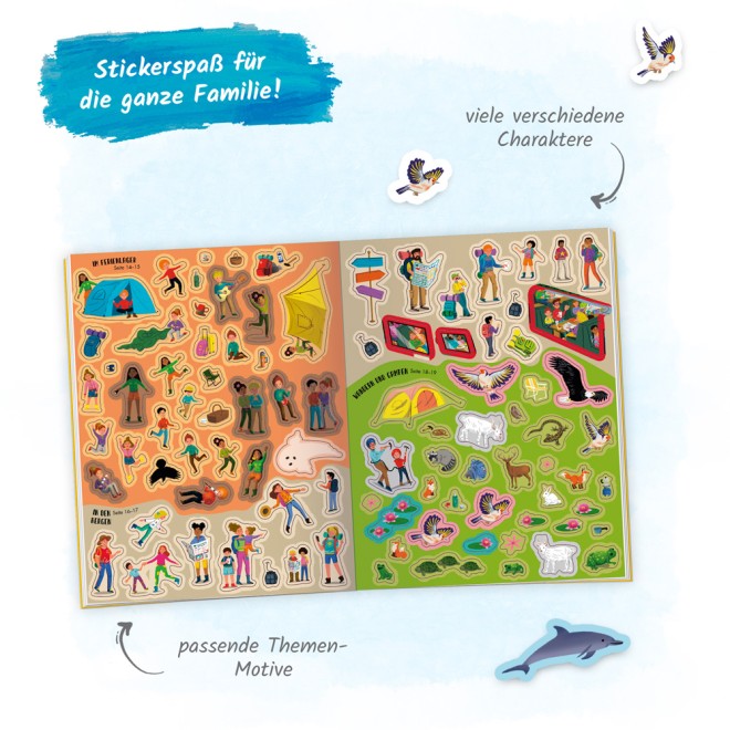 Mein großes Stickerbuch "Ferien"