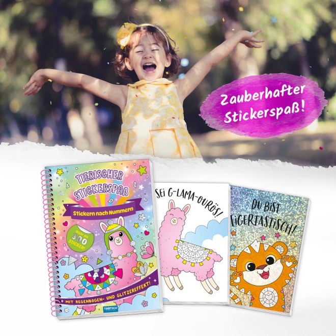 Tierischer Stickerspaß