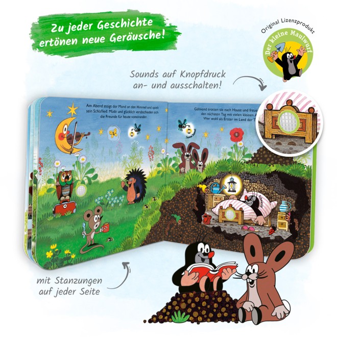 DER KLEINE MAULWURF Soundbuch "Was hörst du da?"