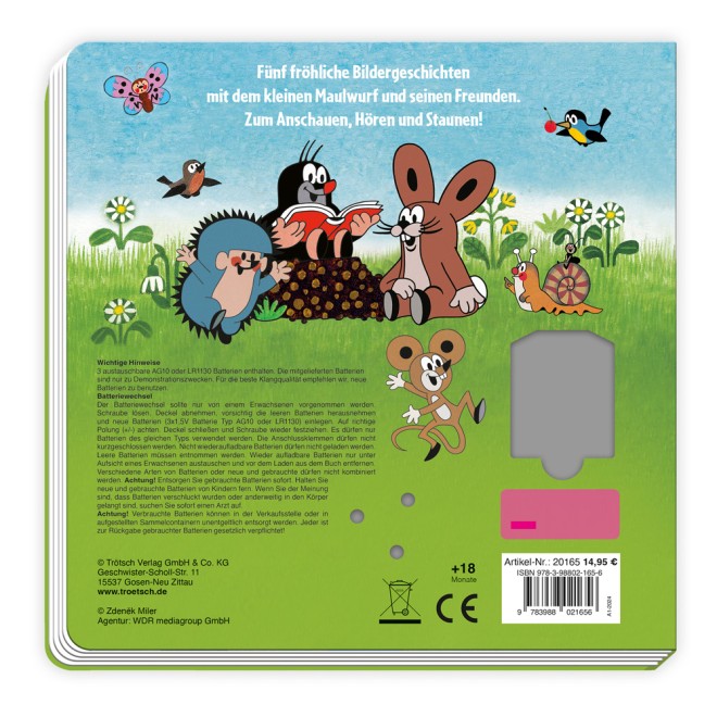 DER KLEINE MAULWURF Soundbuch "Was hörst du da?"