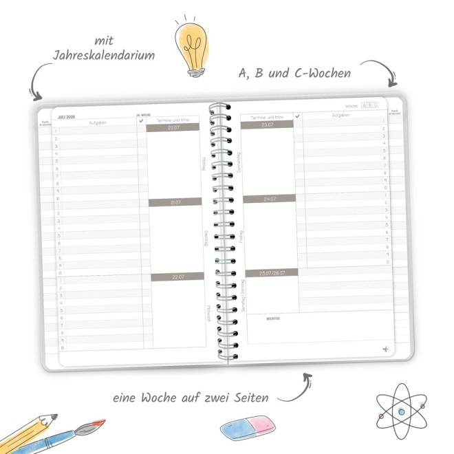 Gymnasialplaner LIGHT 26/27