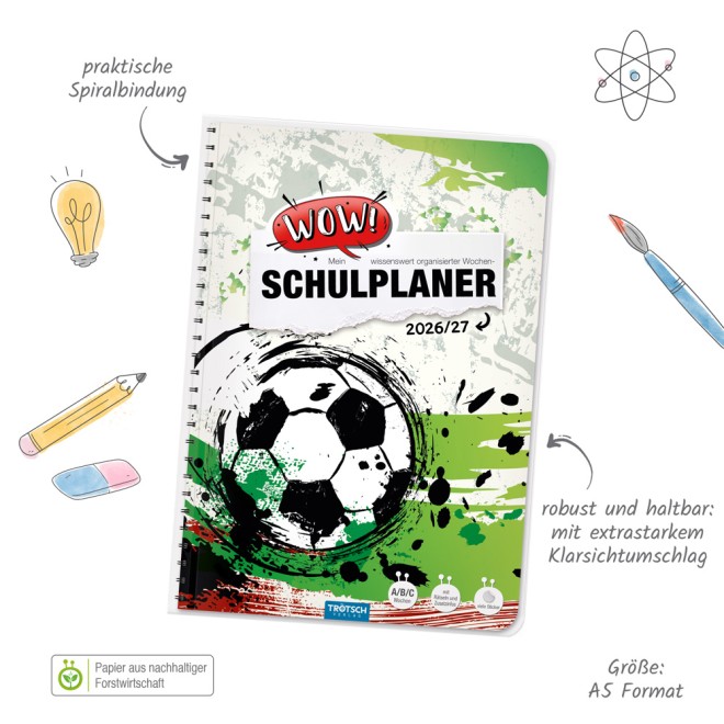 WOW-Schulplaner Fussball 26/27