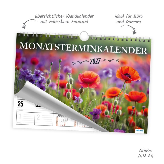Monatsterminer Montasterminkalender Fotocover 2027