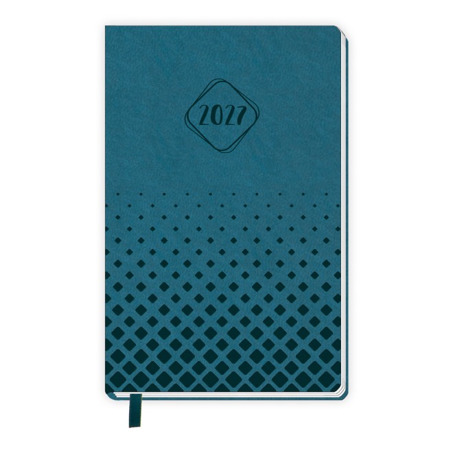 Taschenkalender A6 Soft Touch Petrol 2027