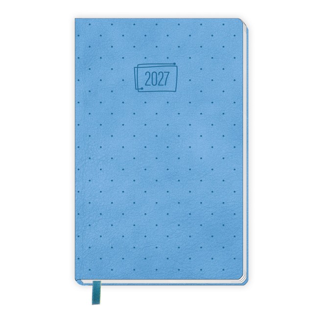 Taschenkalender A6 Soft Touch Punkte 2027