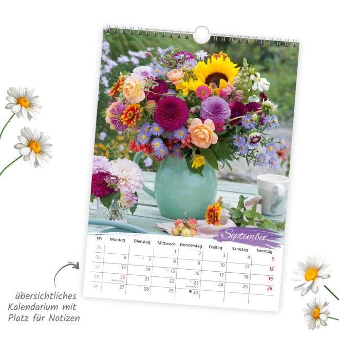 Classickalender Blumenkalender 2027