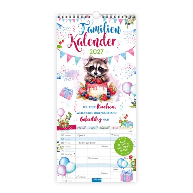 Familienkalender Spruchreif 2027