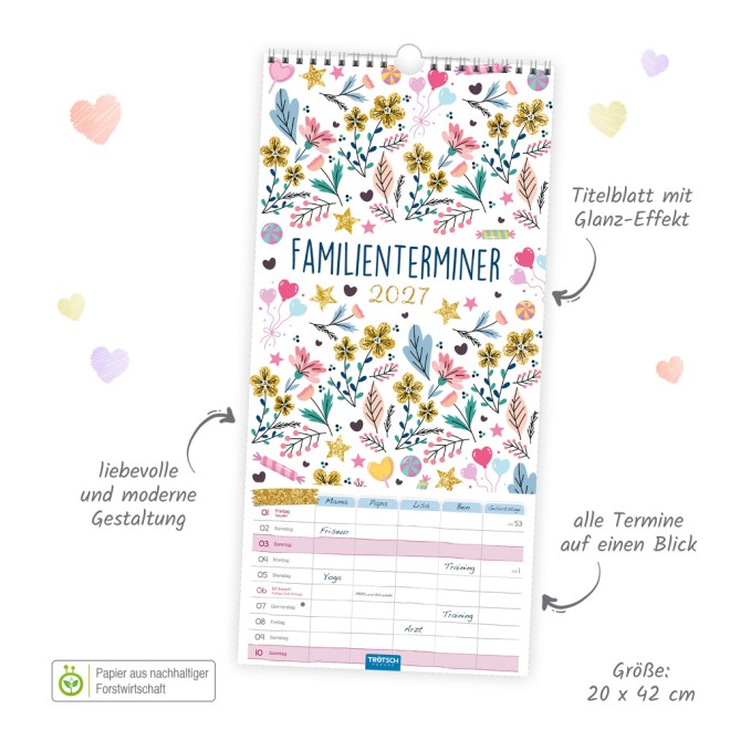 Familienkalender Familienterminer 2027