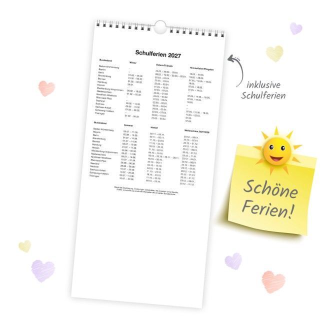 Familienkalender Familienterminer 2027