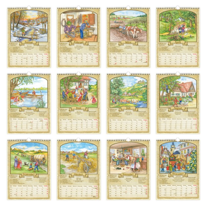 Classickalender Der 100-jährige Kalender 2027