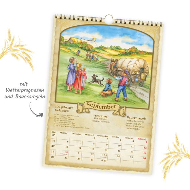 Classickalender Der 100-jährige Kalender 2027