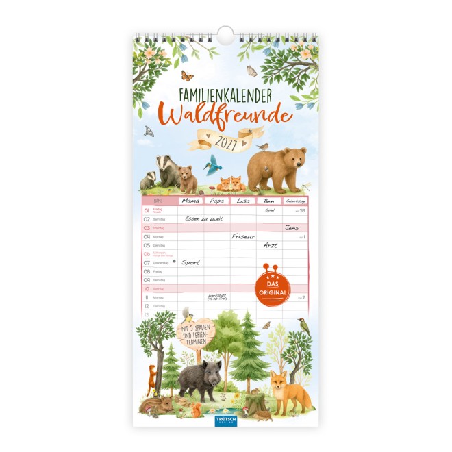 Familienkalender Waldfreunde 2027