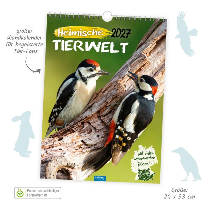 Classickalender Heimische Tierwelt 2027
