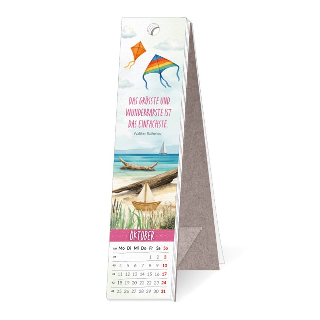 Lesezeichenkalender Küstenliebe 2027