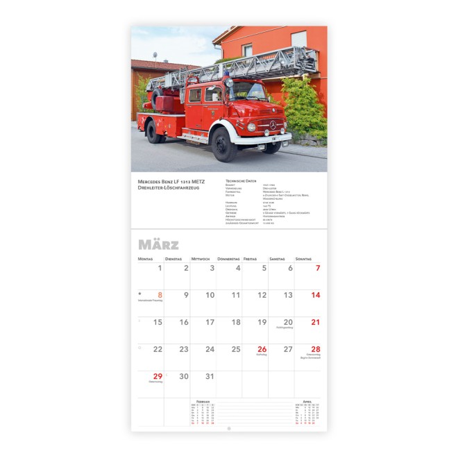 Broschürenkalender Feuerwehren 2027