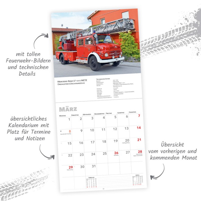 Broschürenkalender Feuerwehren 2027