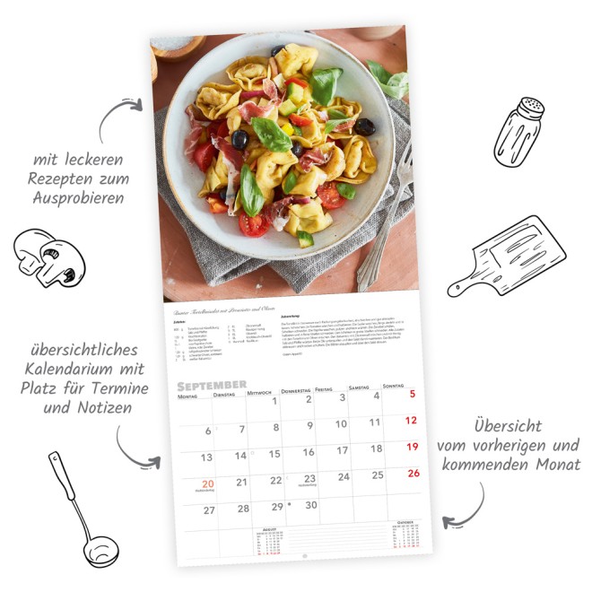 Broschürenkalender Küchenkalender 2027