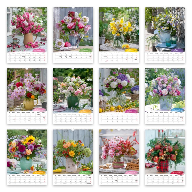 Großbildkalender Blumen-Arrangements 2027