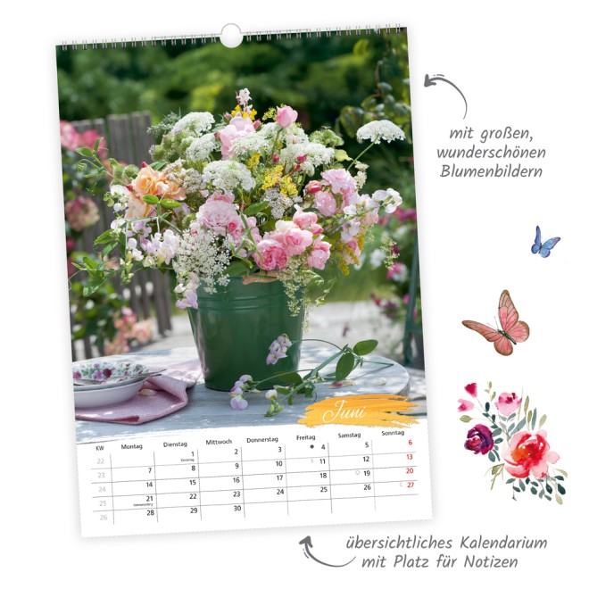 Großbildkalender Blumen-Arrangements 2027