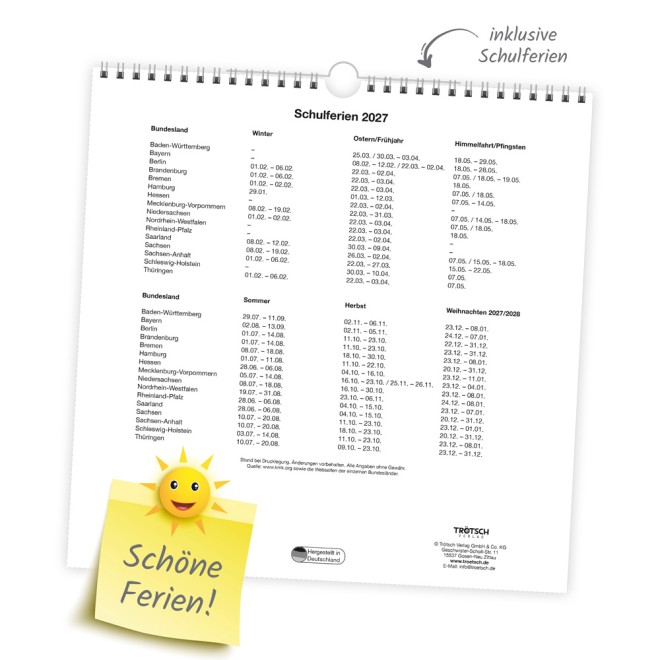 Technikkalender Feuerwehren 2027