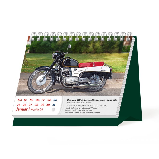 Aufstellwochenkalender DDR Fahrzeuge 2027