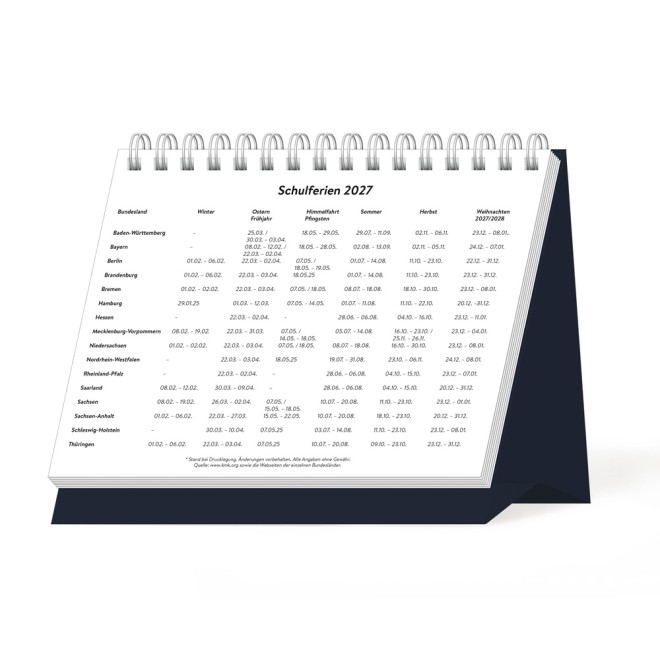 Aufstellwochenkalender DDR Fahrzeuge 2027