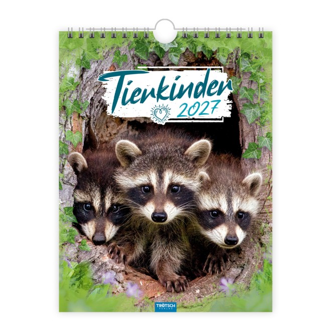 Notizkalender Tierkinder 2027