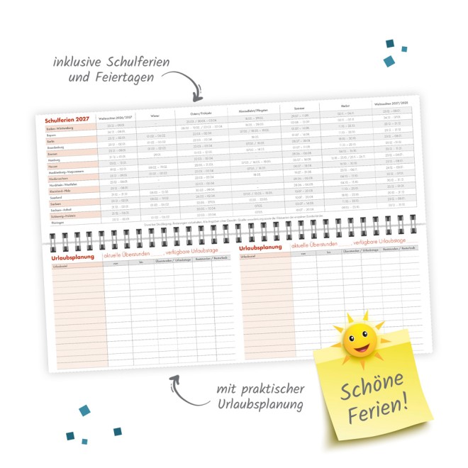 Schreibtischquerkalender 1 2027