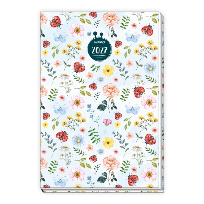 Taschenkalender A6 Marienkäfer 2027