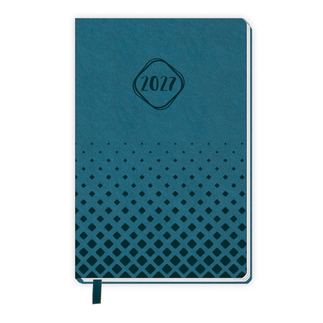 Taschenkalender A7 Soft Touch Petrol 2027