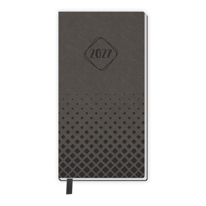 Taschenterminer Soft Touch Anthrazit 2027