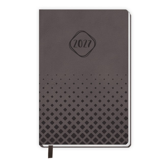 Taschenkalender A7 Soft Touch Anthrazit 2027