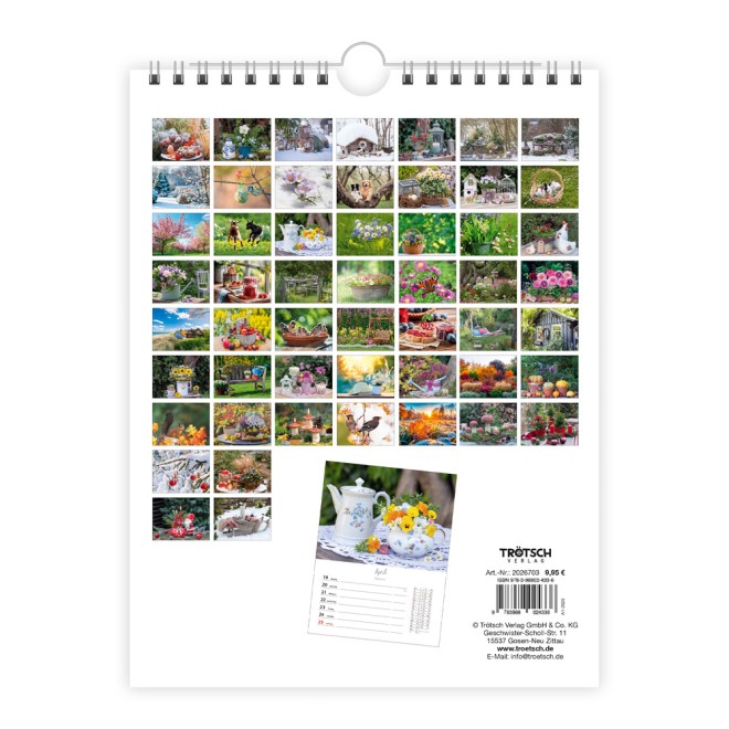 Wochenkalender zum Hängen Landliebe 2027
