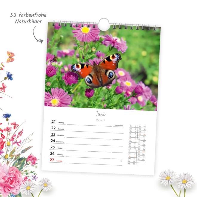 Wochenkalender zum Hängen Landliebe 2027