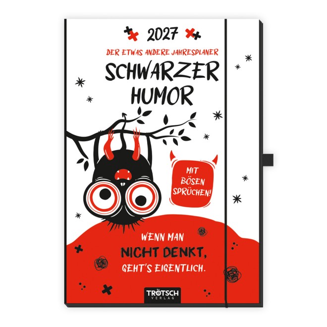 Buchkalender Jahresplaner Schwarzer Humor 2027