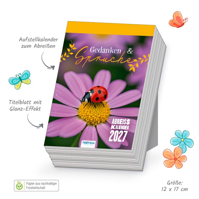 Abreißkalender Gedanken und Sprüche 2027